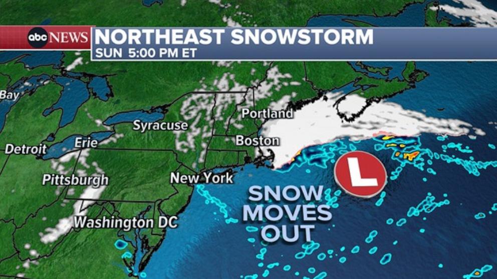 Winter storm expected to move offshore as next cross-country system ...