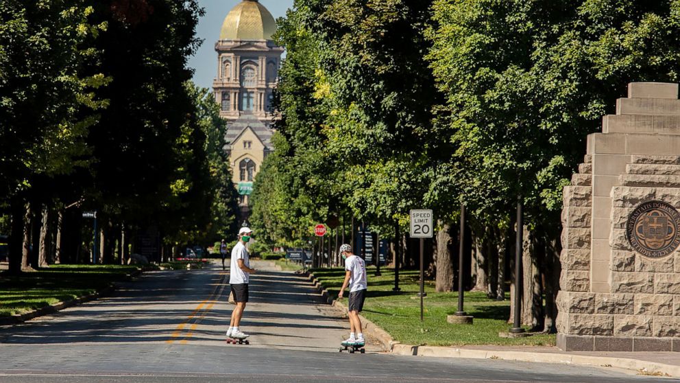 University of Notre Dame chang...