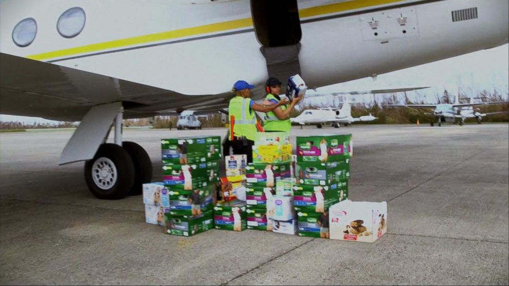 PHOTO: Invicta Watch Group CEO Eyal Lalo loaded his company's plane with $15,000 worth of supplies to help hurricane-battered Puerto Rico. 
