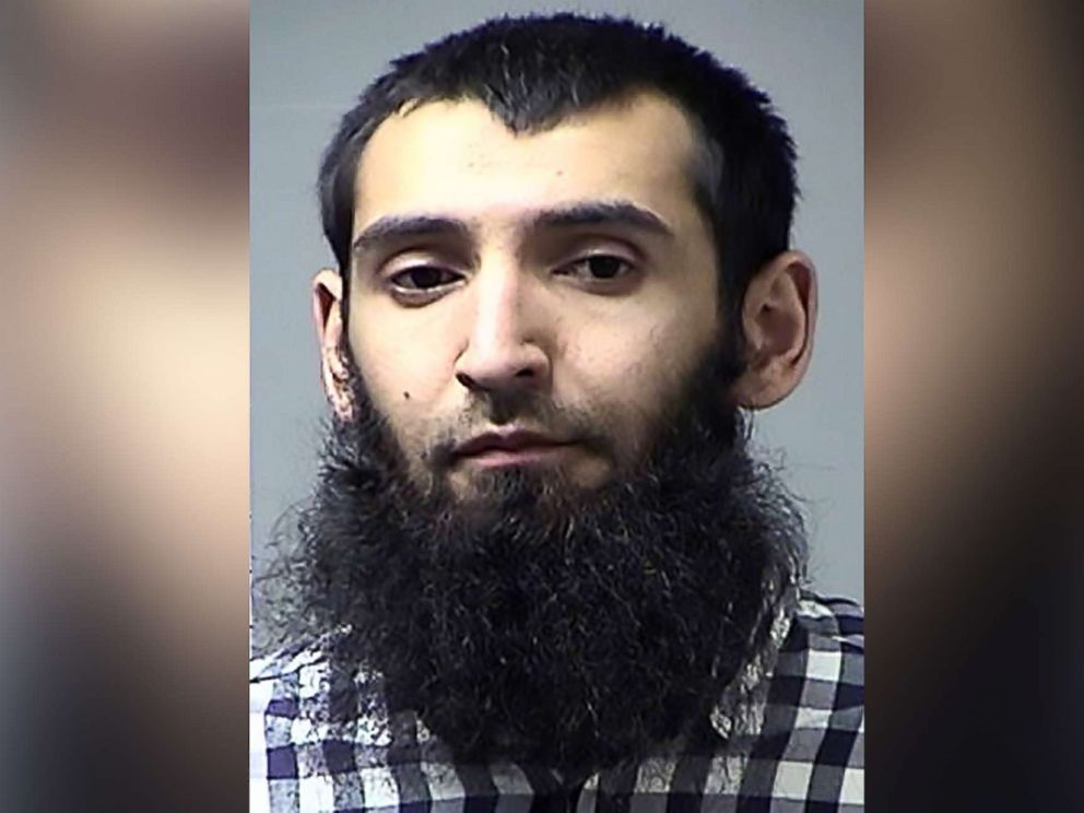 PHOTO: Sayfullo Saipov, the suspect in the truck attack that killed eight people in New York on Oct. 31, 2017, in an undated photo from the St. Charles County Dept. of Corrections in Missouri.