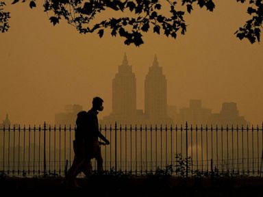 Wildfire smoke and air quality live updates: Northeast flights disrupted
