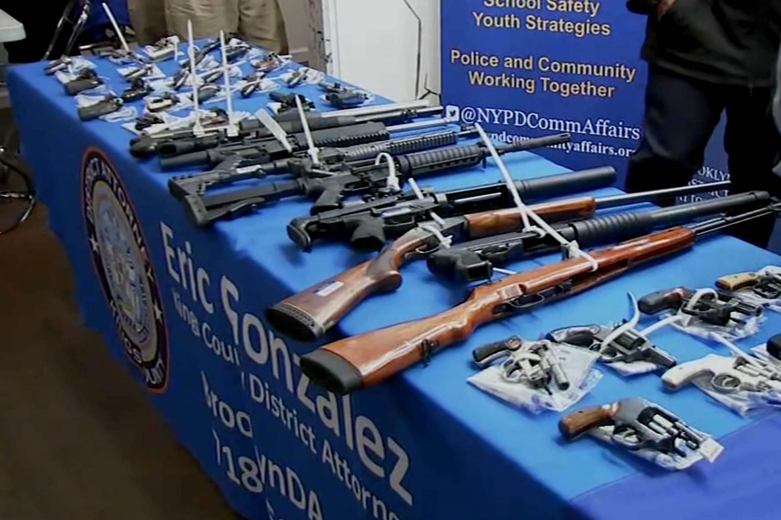 PHOTO: It was part of a statewide gun buyback event organized by New York Attorney General Letitia James.