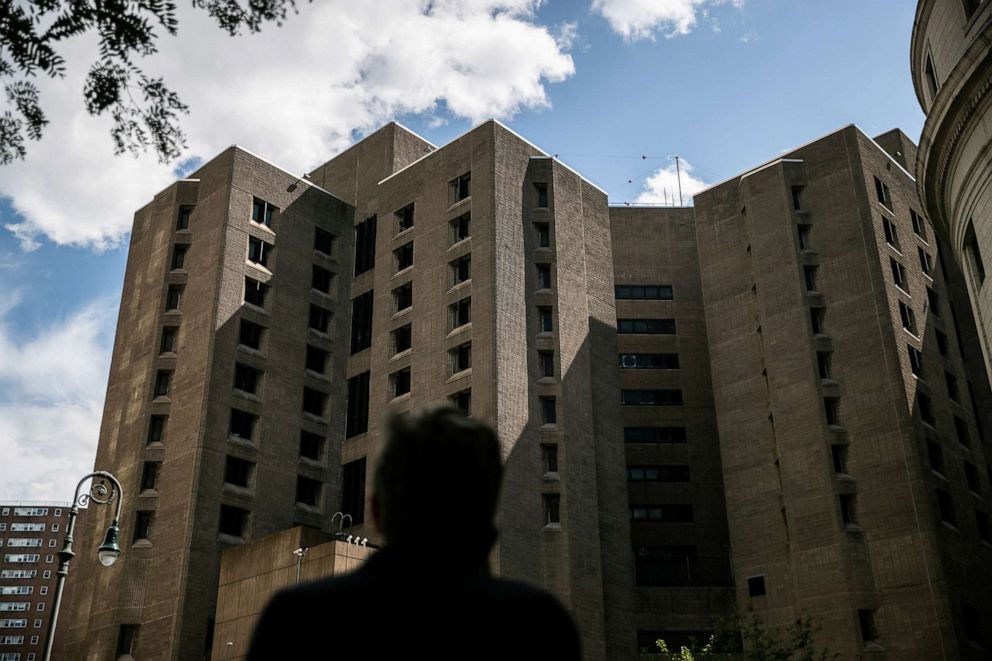 PHOTO: An exterior view of the Metropolitan Correctional Center jail where financier Jeffrey Epstein, was found dead, in New York City, Aug. 10, 2019.