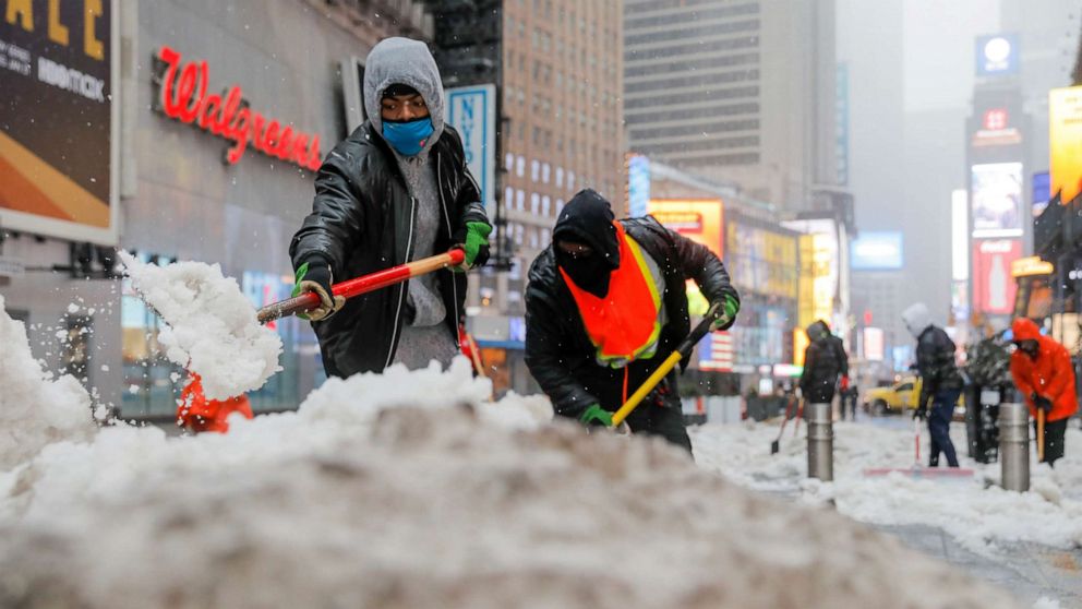 Snow moves into the Northeast, brutally cold air to persist in the ...