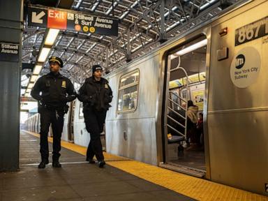 NY governor deploys more cops to NYC subway system after high-profile incidents