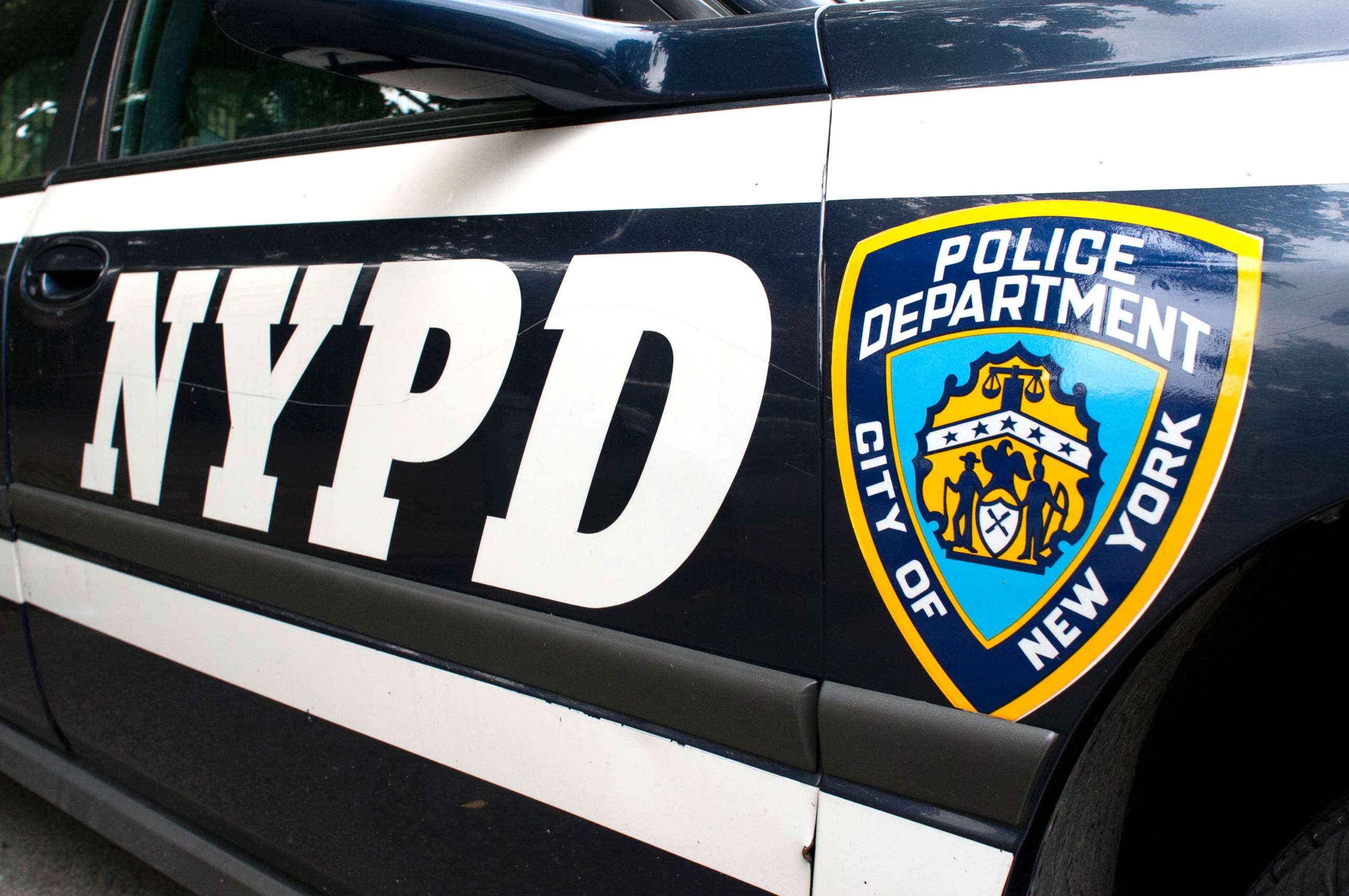 PHOTO: A New York Police Department car  is seen in Manhattan, New York, on Sept. 16, 2013.