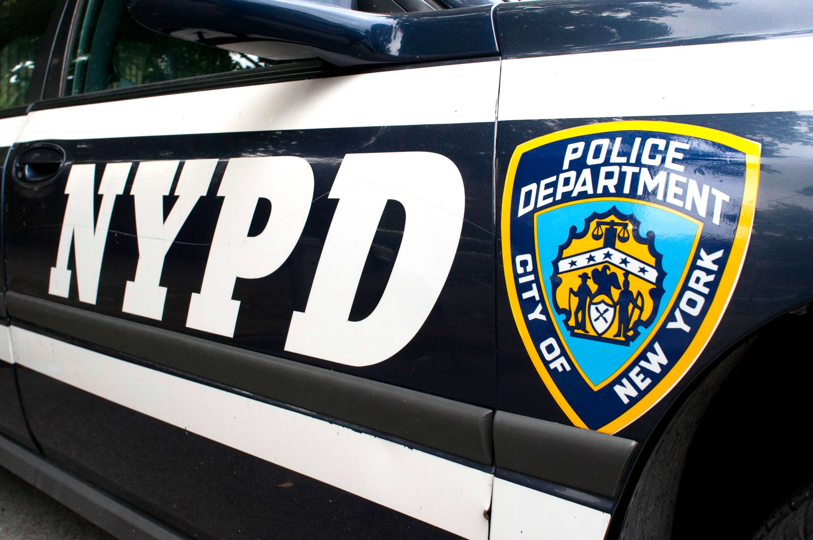 PHOTO: A New York Police Department car  is seen in Manhattan, New York, on Sept. 16, 2013.