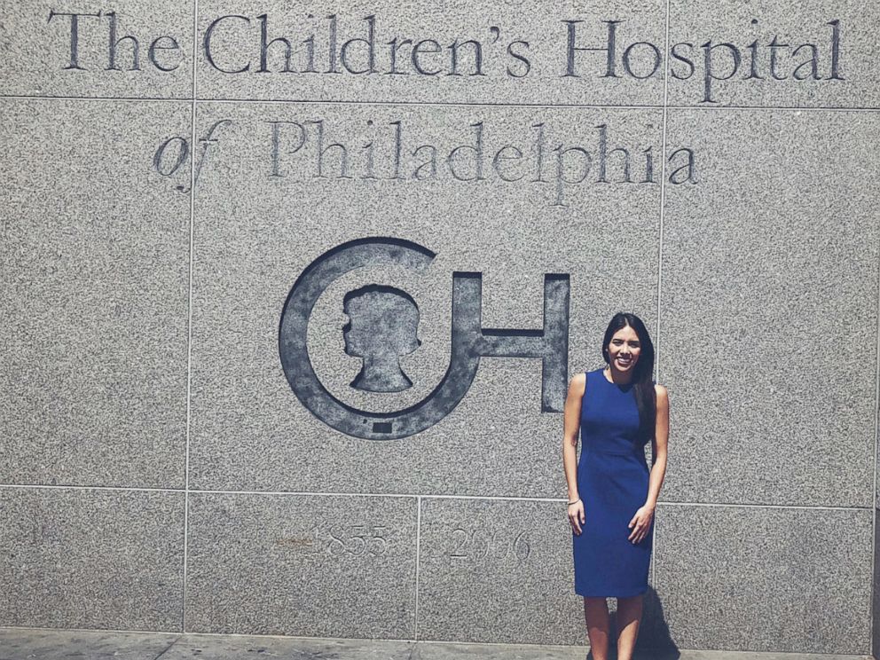 PHOTO: Dr. Edith Bracho-Sanchez on the day she finished her residency at the Childrens Hospital of Philadelphia in July 2018.