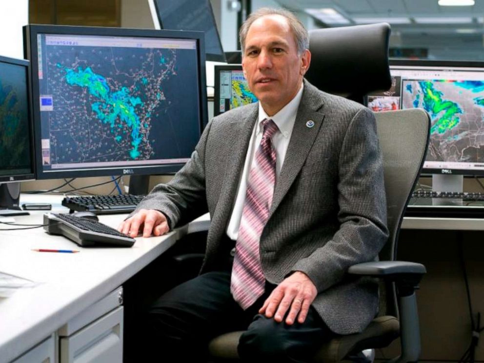 PHOTO: William Lapenta poses at the Weather Prediction Center, in College Park, Md. Lapenta died Monday, Sept. 30, 2019, after lifeguards pulled him from the surf in rough seas on North Carolinaâs Outer Banks.