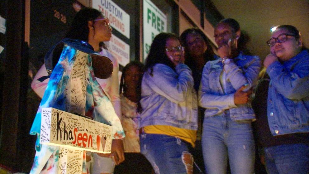 PHOTO: A memorial for Khaseen Morris was held on Sept. 18, 2019 in Oceanside, N.Y., two days after he was killed.