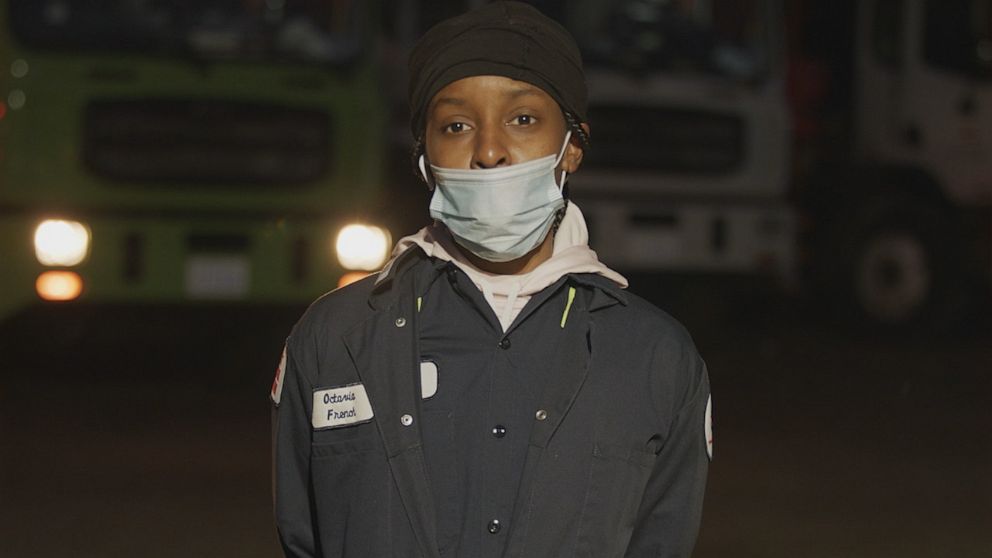 PHOTO: Octavia French is one of at least 235 sanitation workers in Washington D.C.