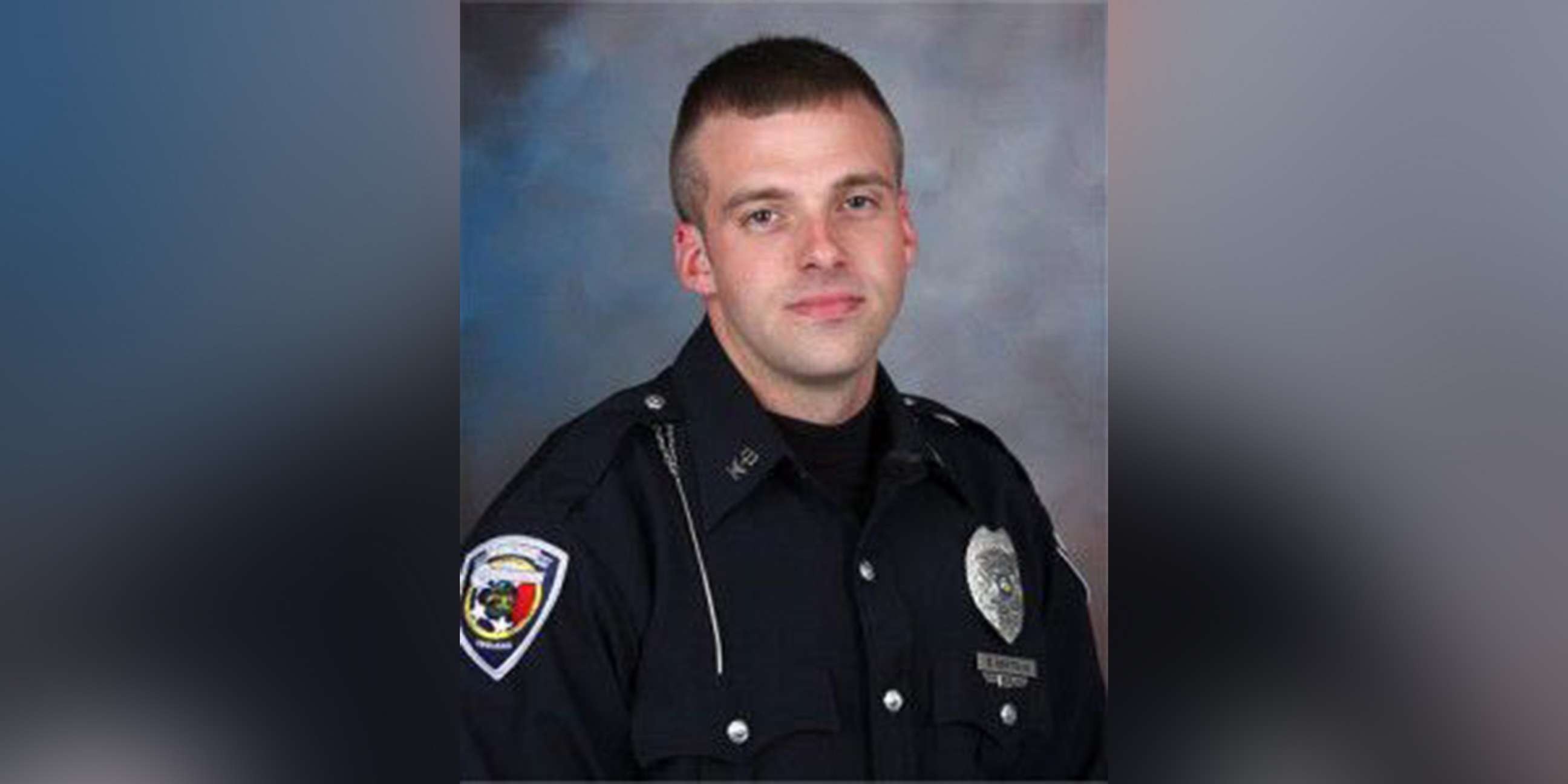 PHOTO: Authorities say that Sgt. Benton Bertram of the Charlestown Police Department died at the scene of a crash when he lost control of his vehicle and hit a tree during a high-speed chase in Scott County, Ind., Dec. 12, 2018.