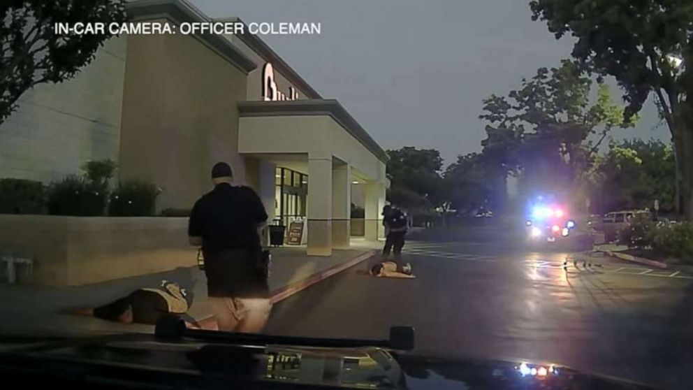 PHOTO: Elk Grove, Calif., police officer Bryan Schmidt has been fired after video showed him kicking an alleged robbery suspect in June 2019.