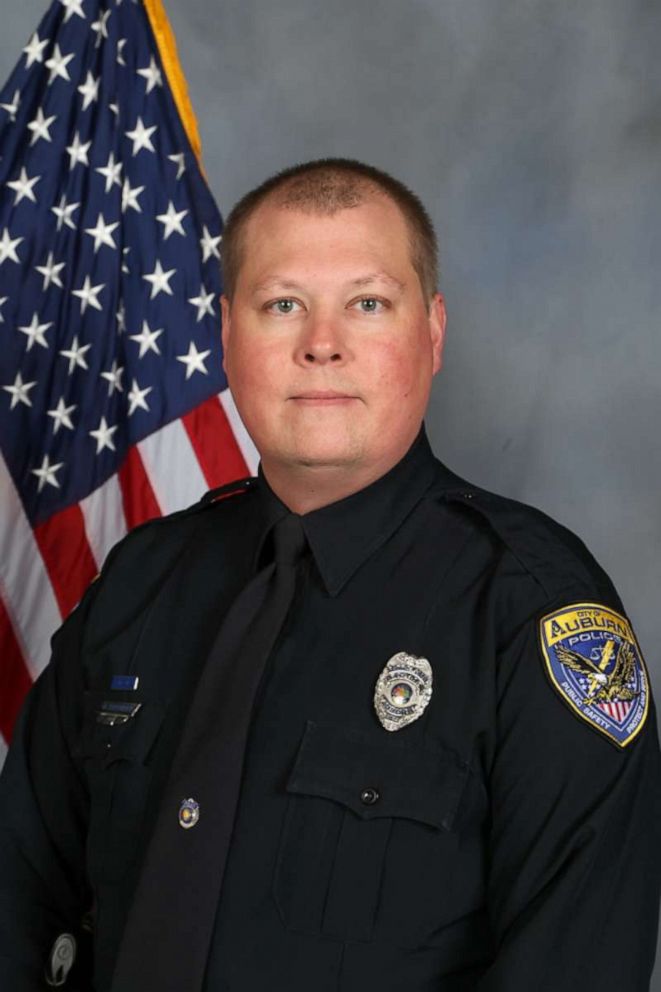 PHOTO: Officer William Buechner is seen in this undated photo provided by the Auburn Police.