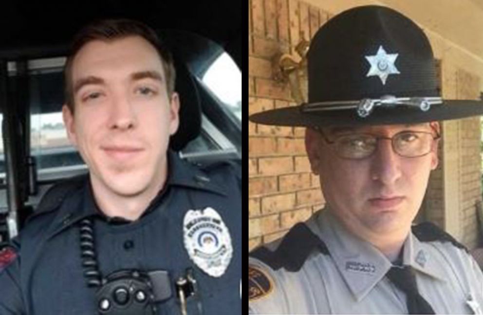 PHOTO: Officers Zack Moak, left and James White, were killed while responding to a call in the small city of Brookhaven, Miss.