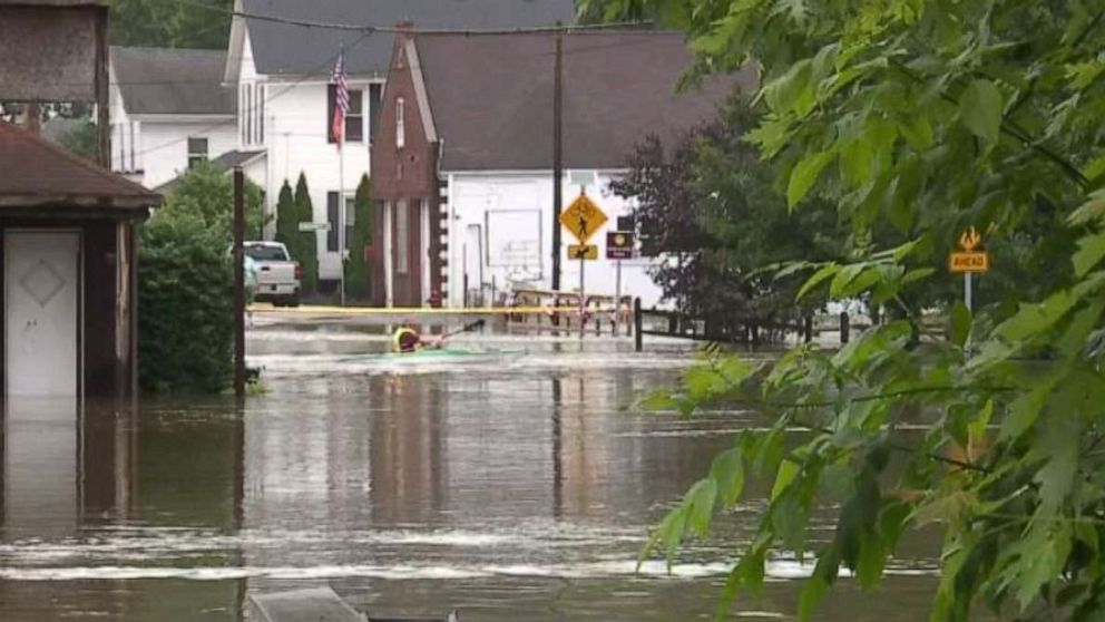 Heavy rain brings flash flooding threat for Midwest, Northeast ABC News