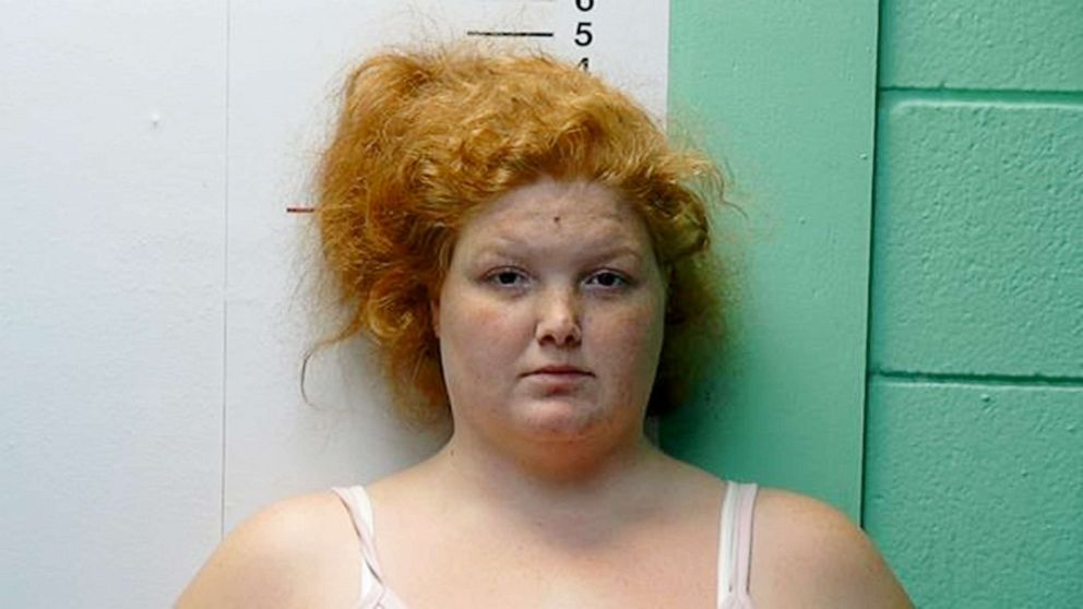 PHOTO: Brittany Gosney pictured in a police handout mugshot, was indicted on 16 counts, including murder, for the death of her 6-year-old son, James Hutchinson.