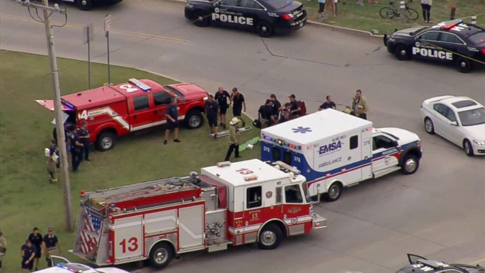 PHOTO: Multiple people were injured in a shooting at an Oklahoma City restaurant Thursday afternoon, police said.