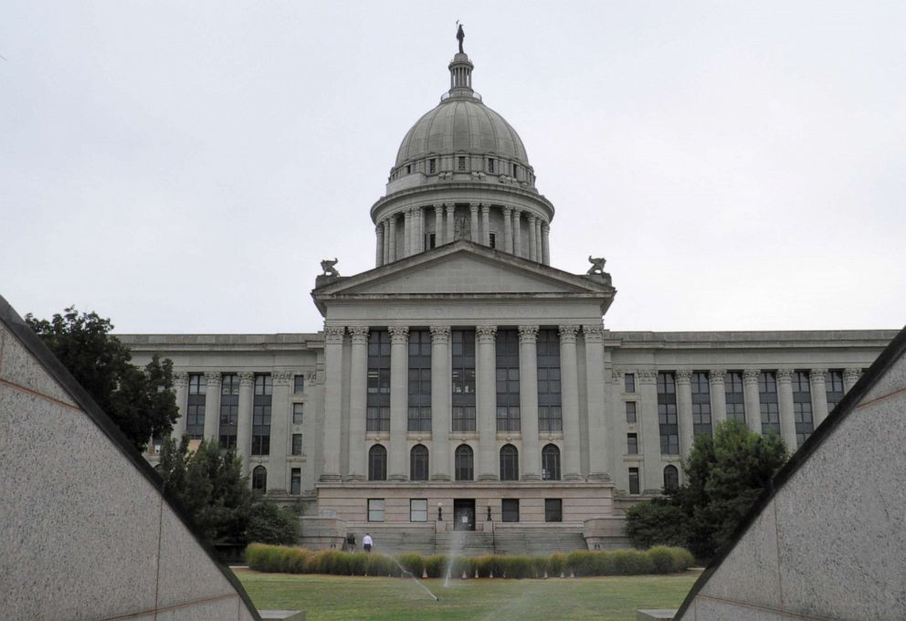 PHOTO: The Oklahoma State Capitol is seen in Oklahoma City, Oklahoma, on September 30, 2015.