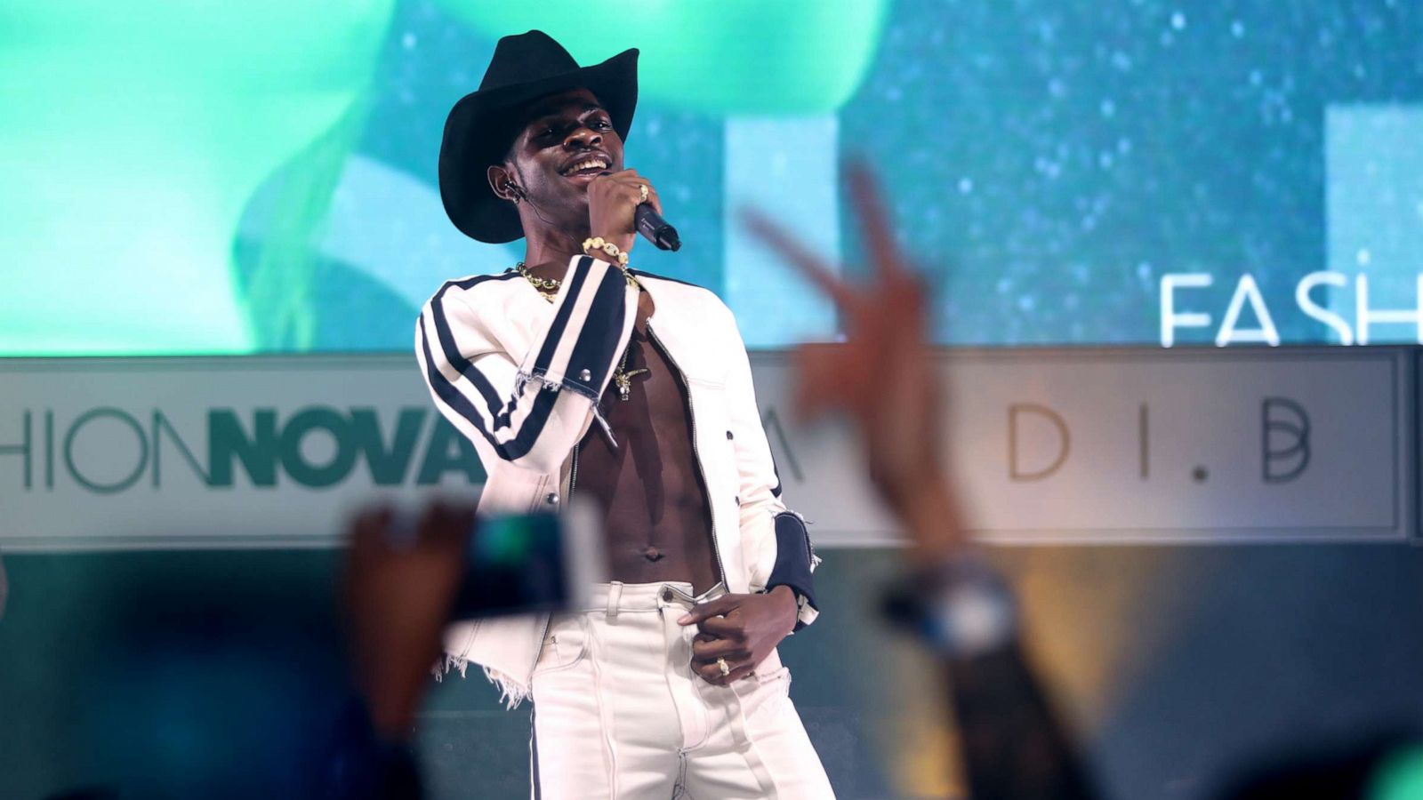 PHOTO: Lil Nas X performs on May 9, 2019 in Los Angeles.