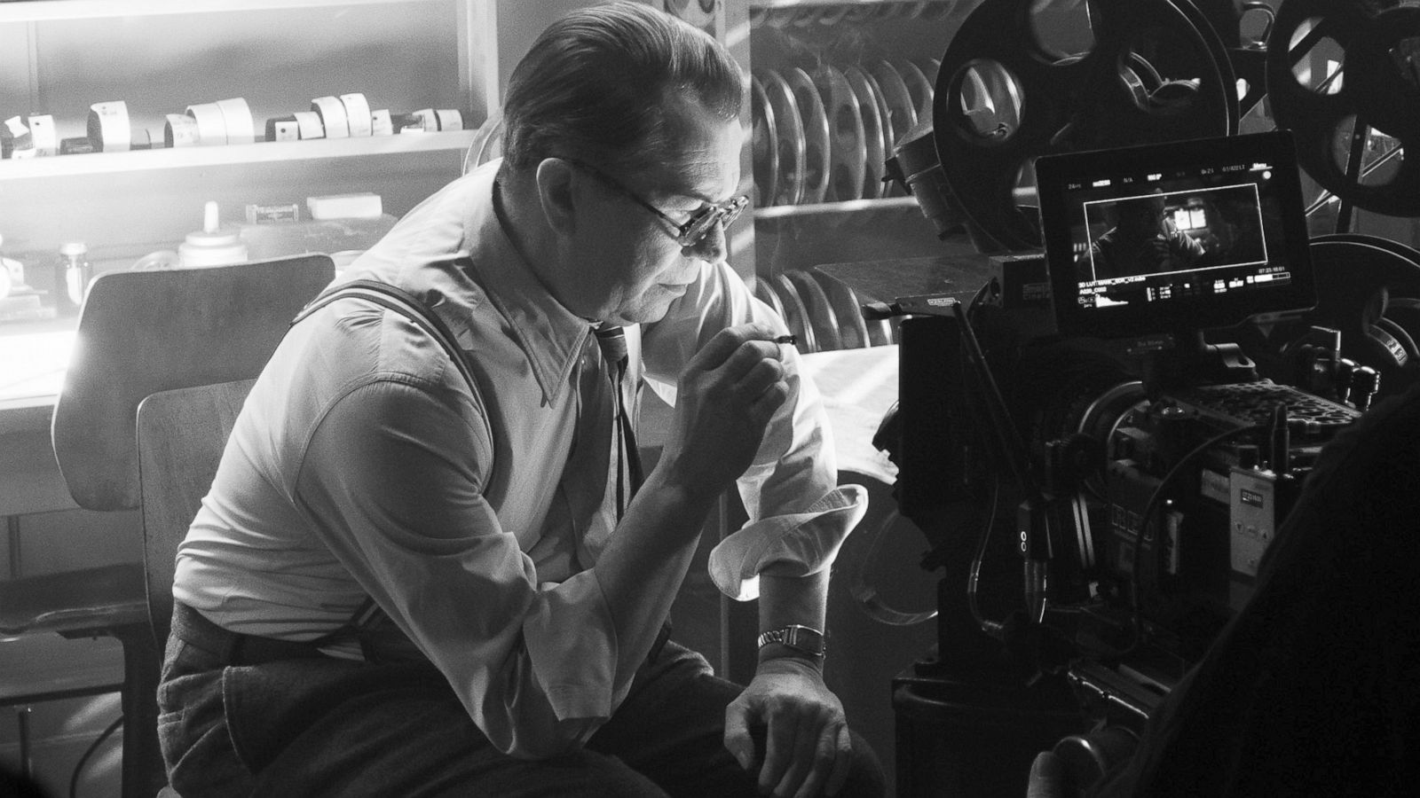 PHOTO: In this image released by Netflix, Gary Oldman portrays Herman Mankiewicz in a scene from "Mank."