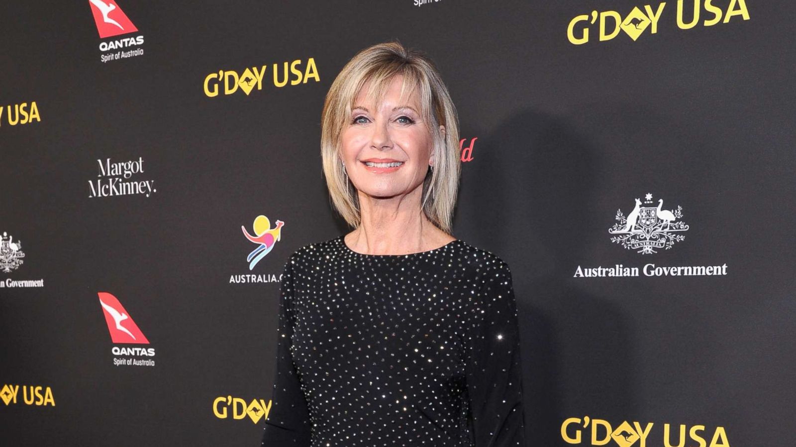 PHOTO: Olivia Newton John attends the 2018 G'Day USA Black Tie Gala at InterContinental Los Angeles Downtown on Jan. 27, 2018, in Los Angeles, Calif.