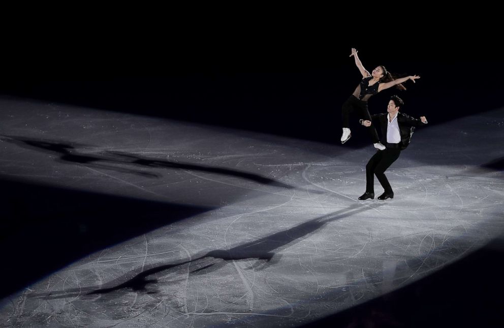 PHOTO: Maia Shibutani and Alex Shibutani of the USA perform during the Figure Skating Gala Exhibition on day 16 of the PyeongChang 2018 Winter Olympics at Gangneung Ice Arena, Feb. 25, 2018, in Gangneung, South Korea. 