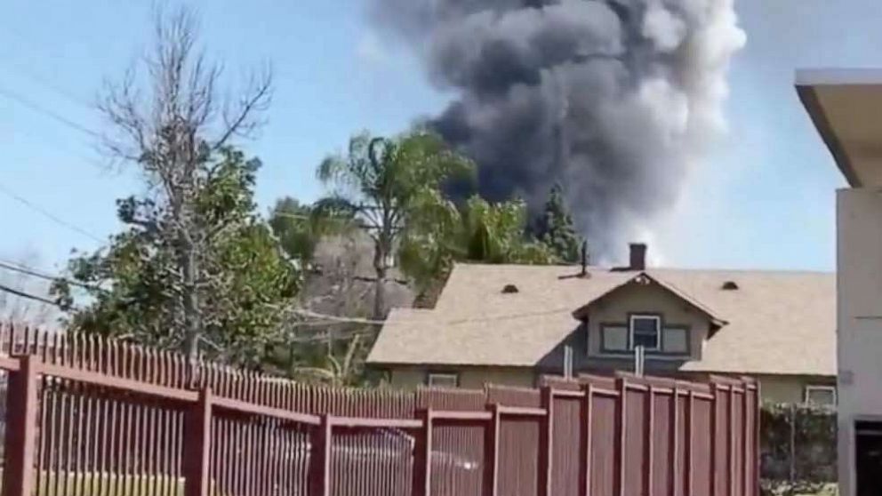California neighborhood rocked by fireworks explosion, large fire