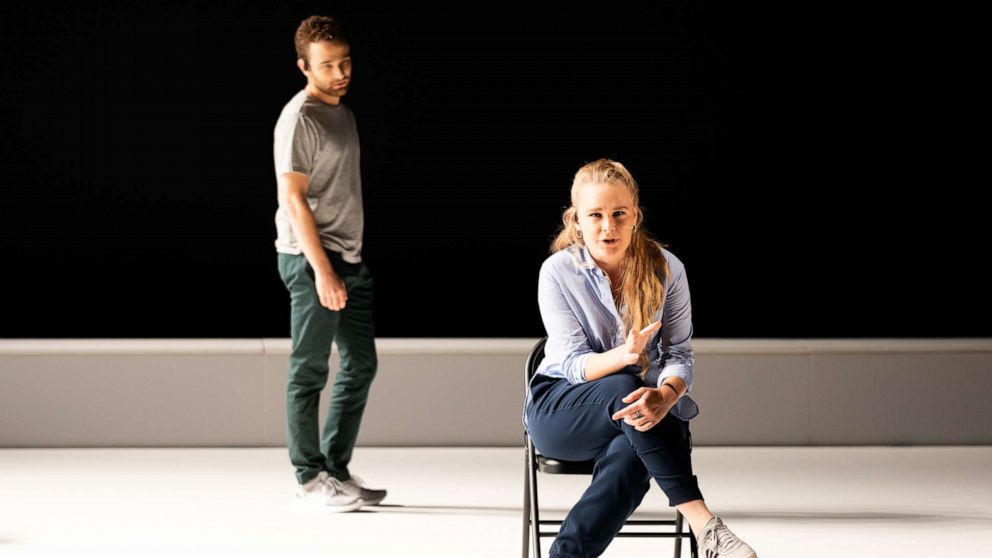 PHOTO: "Denis & Katya" stars mezzo-soprano Siena Licht Miller (seated) and baritone Theo Hoffman.