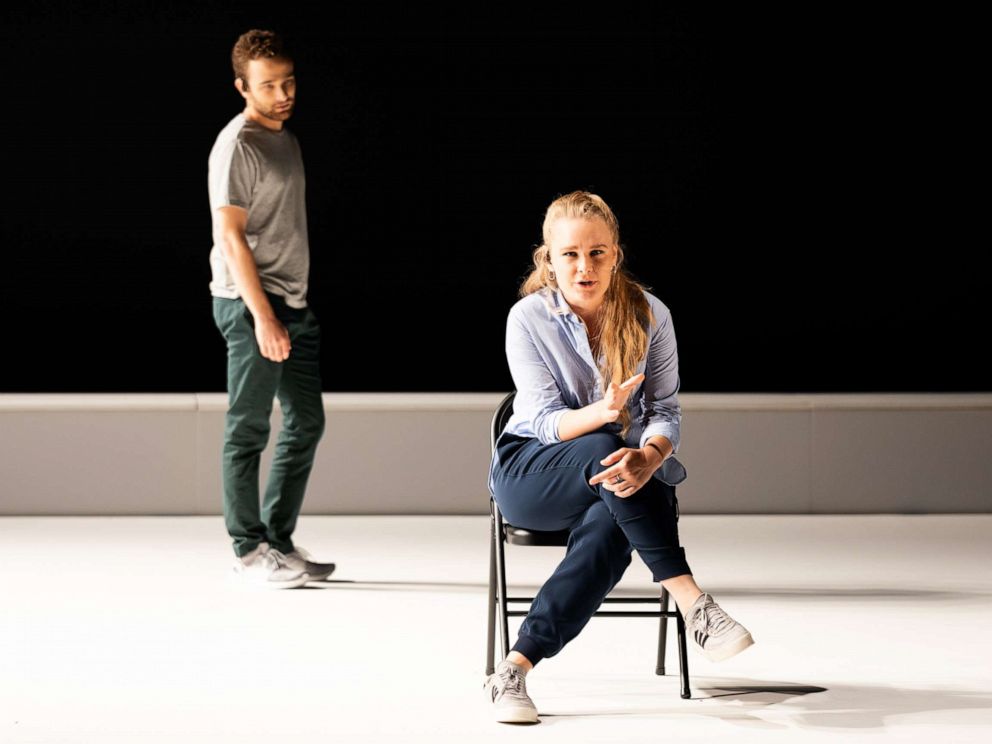 PHOTO: Denis & Katya stars mezzo-soprano Siena Licht Miller (seated) and baritone Theo Hoffman.