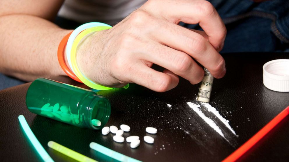 PHOTO: A young mans handles opioids in this undated stock photo.