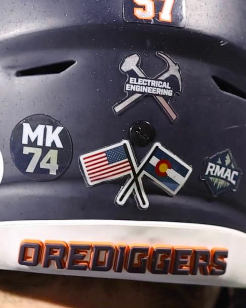 colorado school of mines football helmet Colorado School of Mines digs deep for Division II football title
