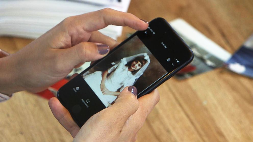 PHOTO: ABC News' Paula Faris uses Google Photos to declutter and organize her family photographs.