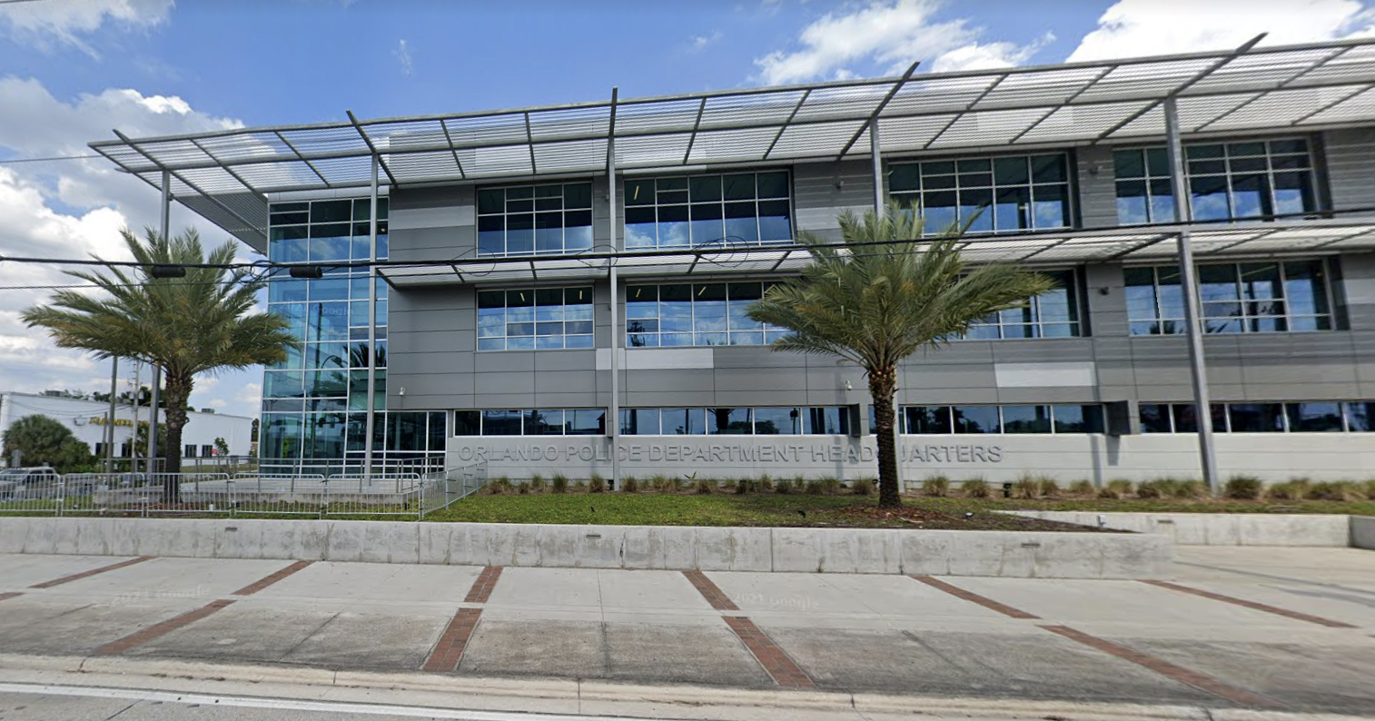 PHOTO: In this screen grab taken from Google Maps Street View, the Orlando Police Department headquarters is shown.