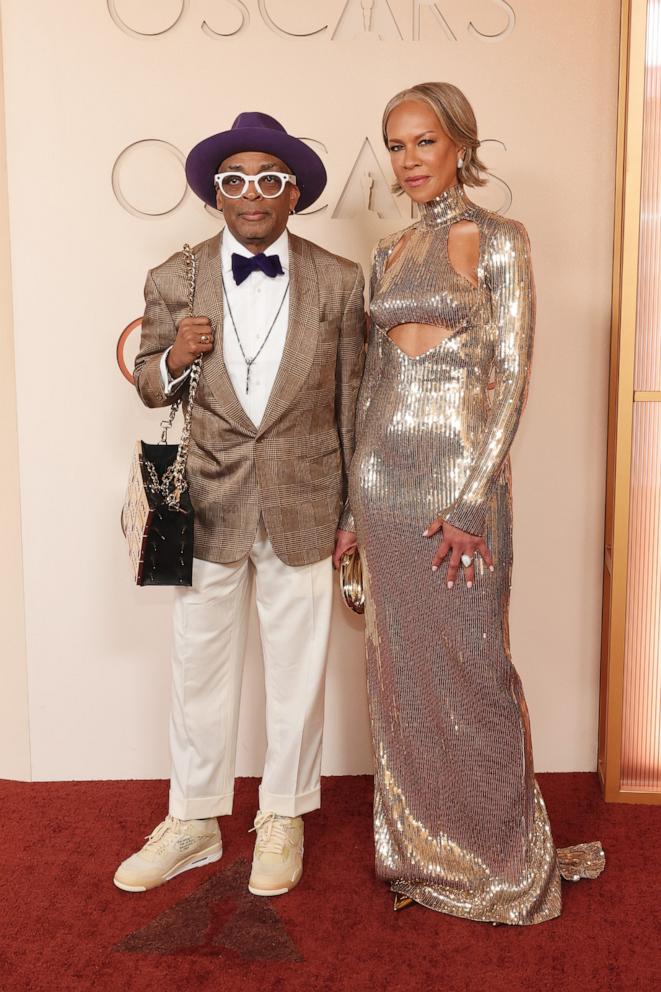 PHOTO: Spike Lee and Tonya Lewis Lee attend the 98th Oscars, March 15, 2026 in Hollywood, Calif.
