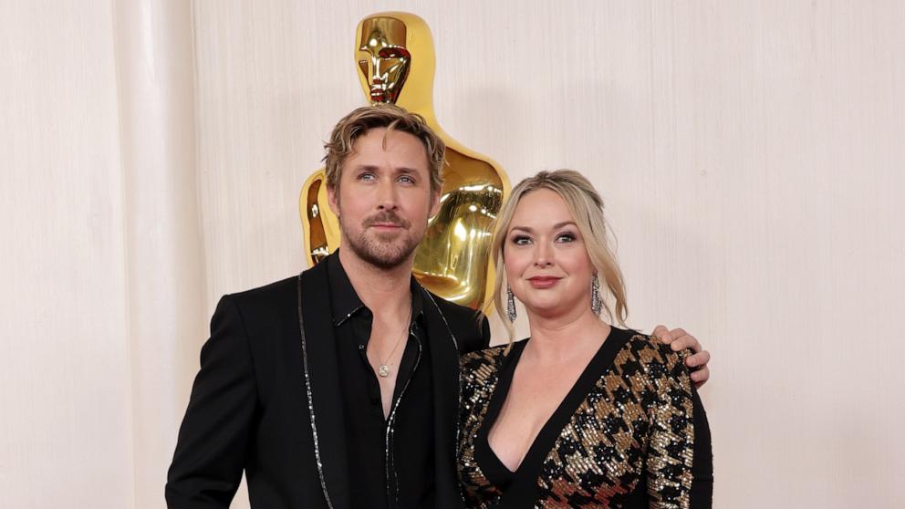 Oscars 2024 Ryan Gosling walks red carpet with his sister Good
