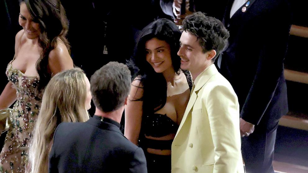 PHOTO: Kylie Jenner and Timothee Chalamet attend the 97th Annual Oscars, Mar. 2, 2025 in Los Angeles.