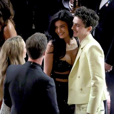 PHOTO: Kylie Jenner and Timothee Chalamet attend the 97th Annual Oscars, Mar. 2, 2025 in Los Angeles.