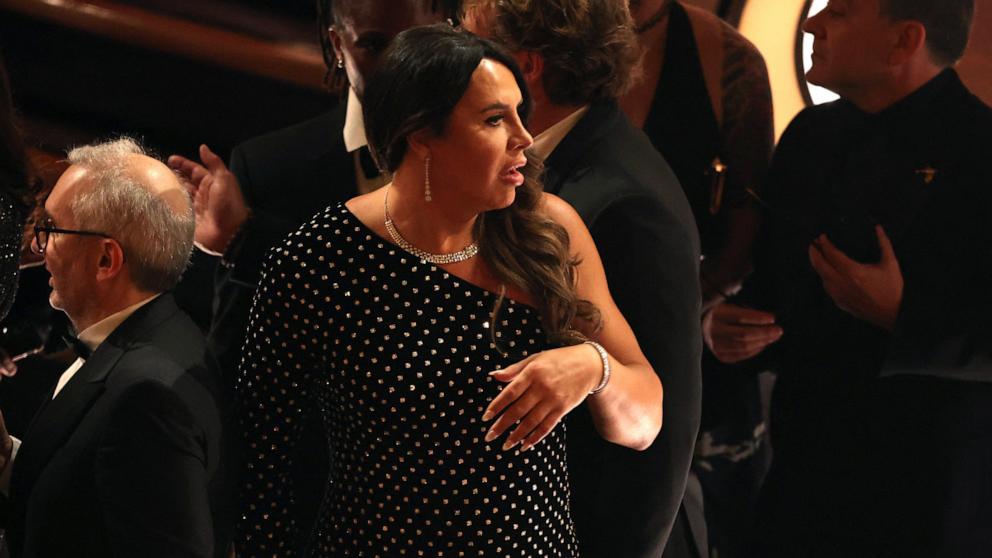 PHOTO: Karla Sofia Gascon before the Oscars show at the 97th Academy Awards in Los Angeles, Mar. 2, 2025.