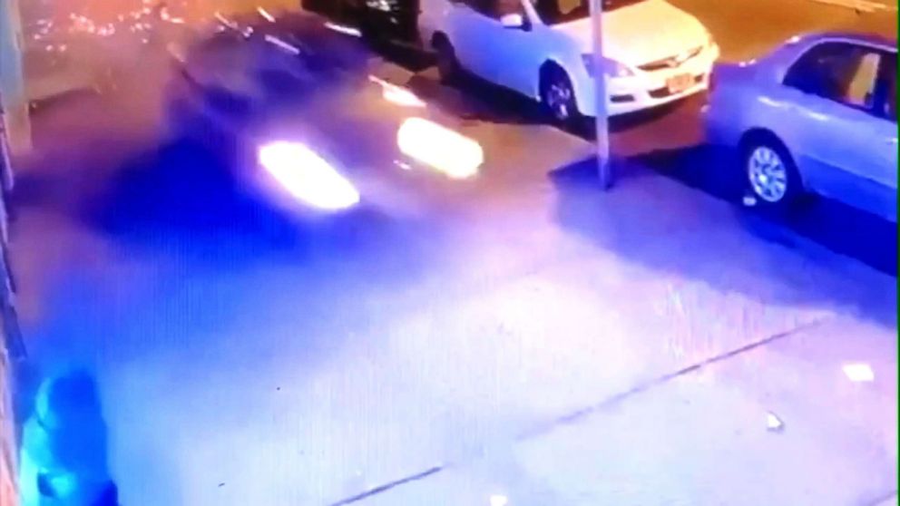 Video shows alleged drunk driver on sidewalk narrowly missing man - ABC ...