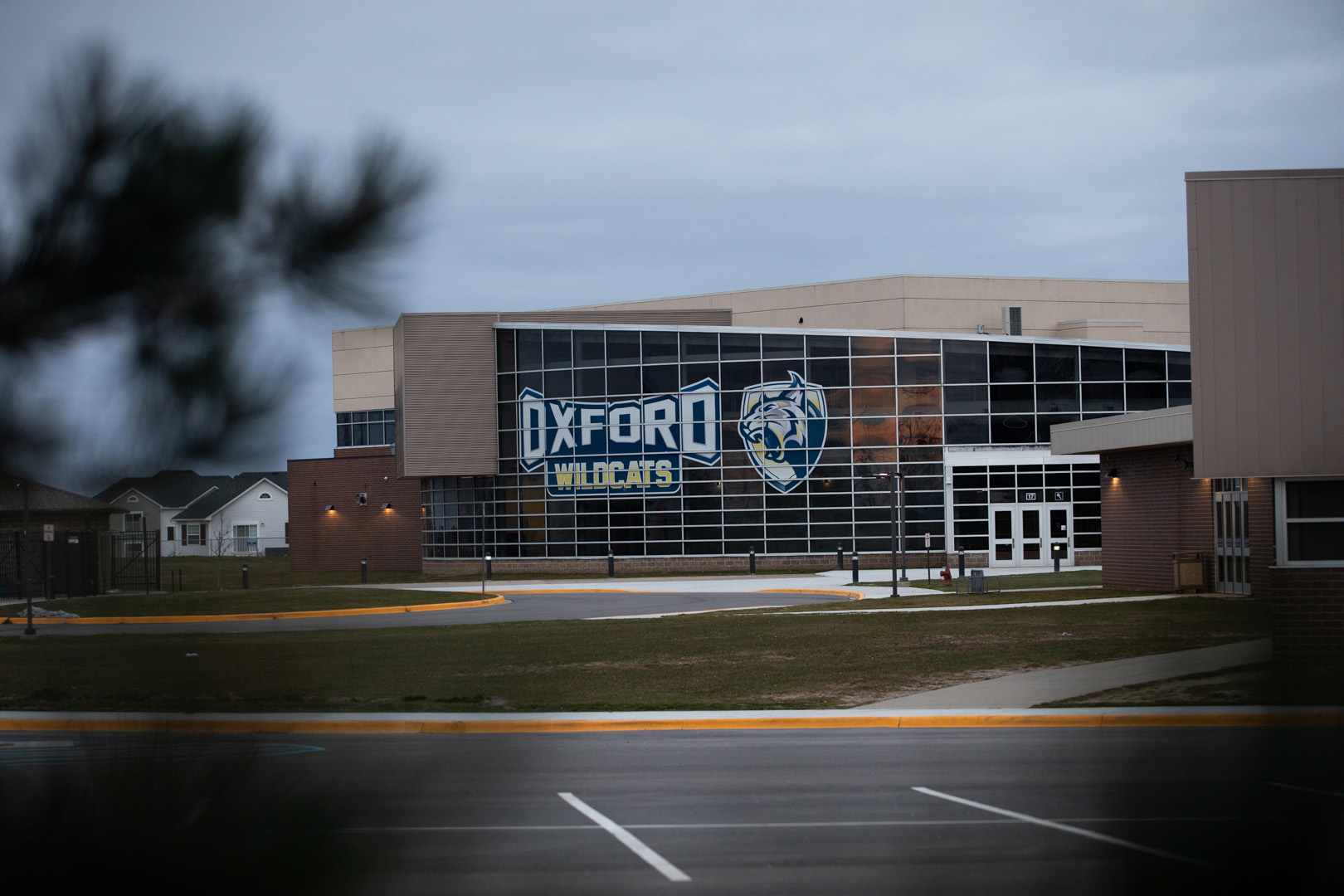 PHOTO: An exterior view of Oxford High School, Dec. 7, 2021, in Oxford, Mich.