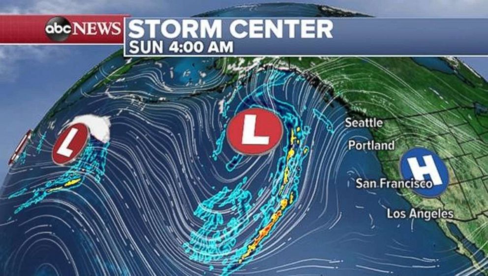 PHOTO: High pressure is preventing storms from moving onto the West Coast this weekend.