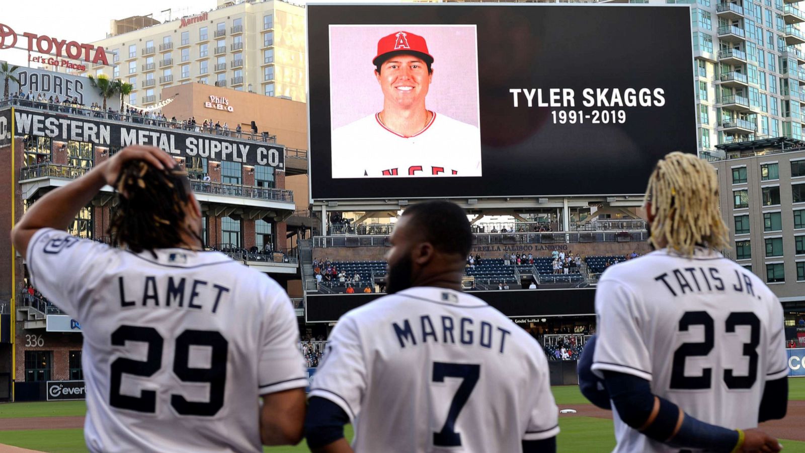 Angels pay tribute to late Tyler Skaggs with 'too-good-for