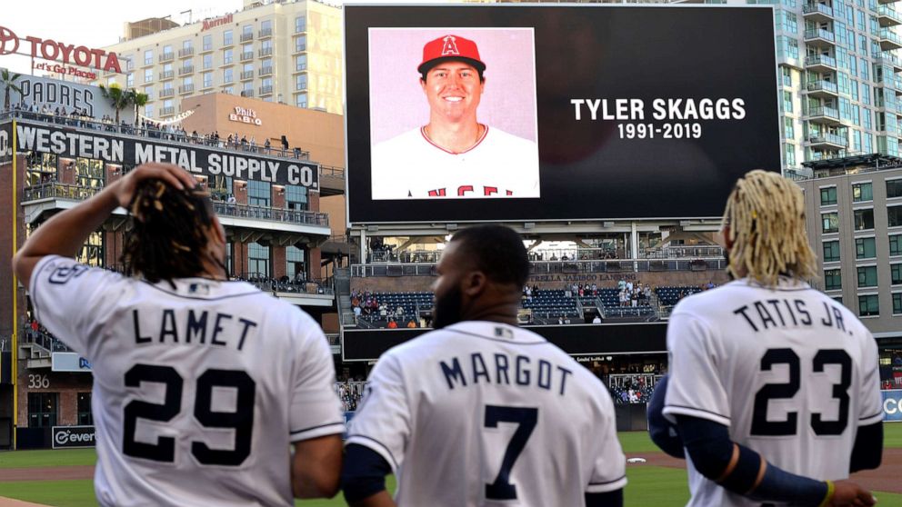 Angels return to Texas a sad reminder of Tyler Skaggs' death - Los Angeles  Times