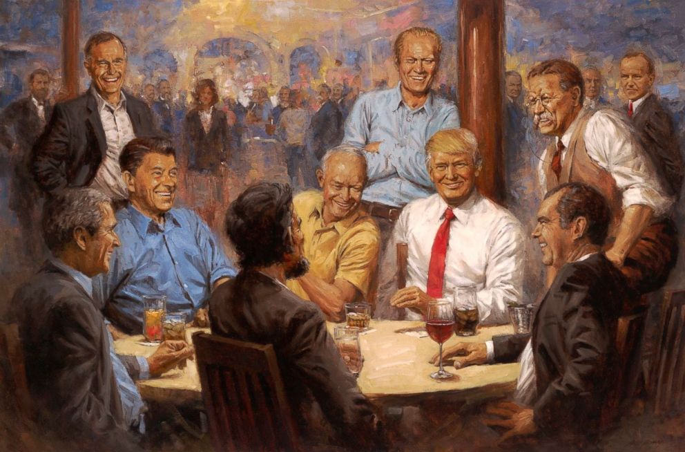 PHOTO: "The Republican Club" by artist Andy Thomas of Carthage, Missouri.