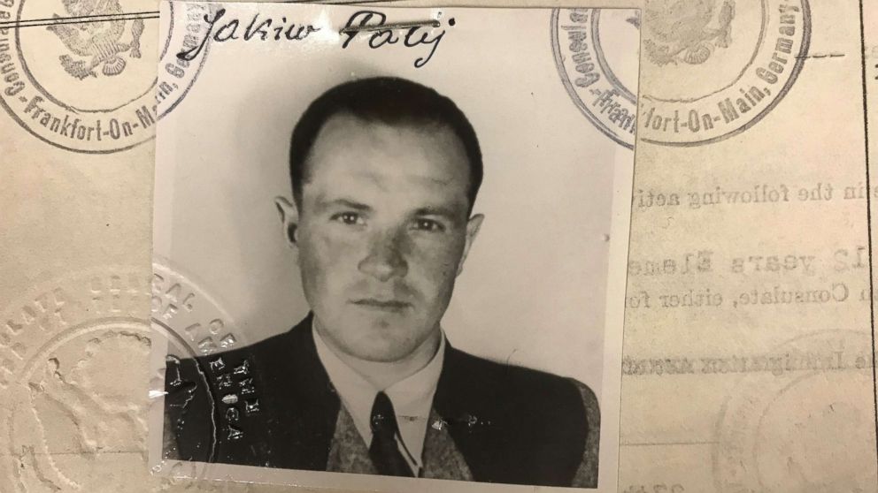 Jakiw Palij, allegedly a former Nazi labor camp guard, seen in his U.S. visa photo from 1949.