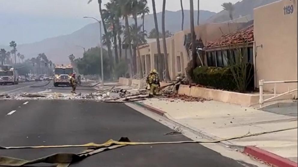 Explosion shakes Palm Springs, residents instructed to stay away - ABC News