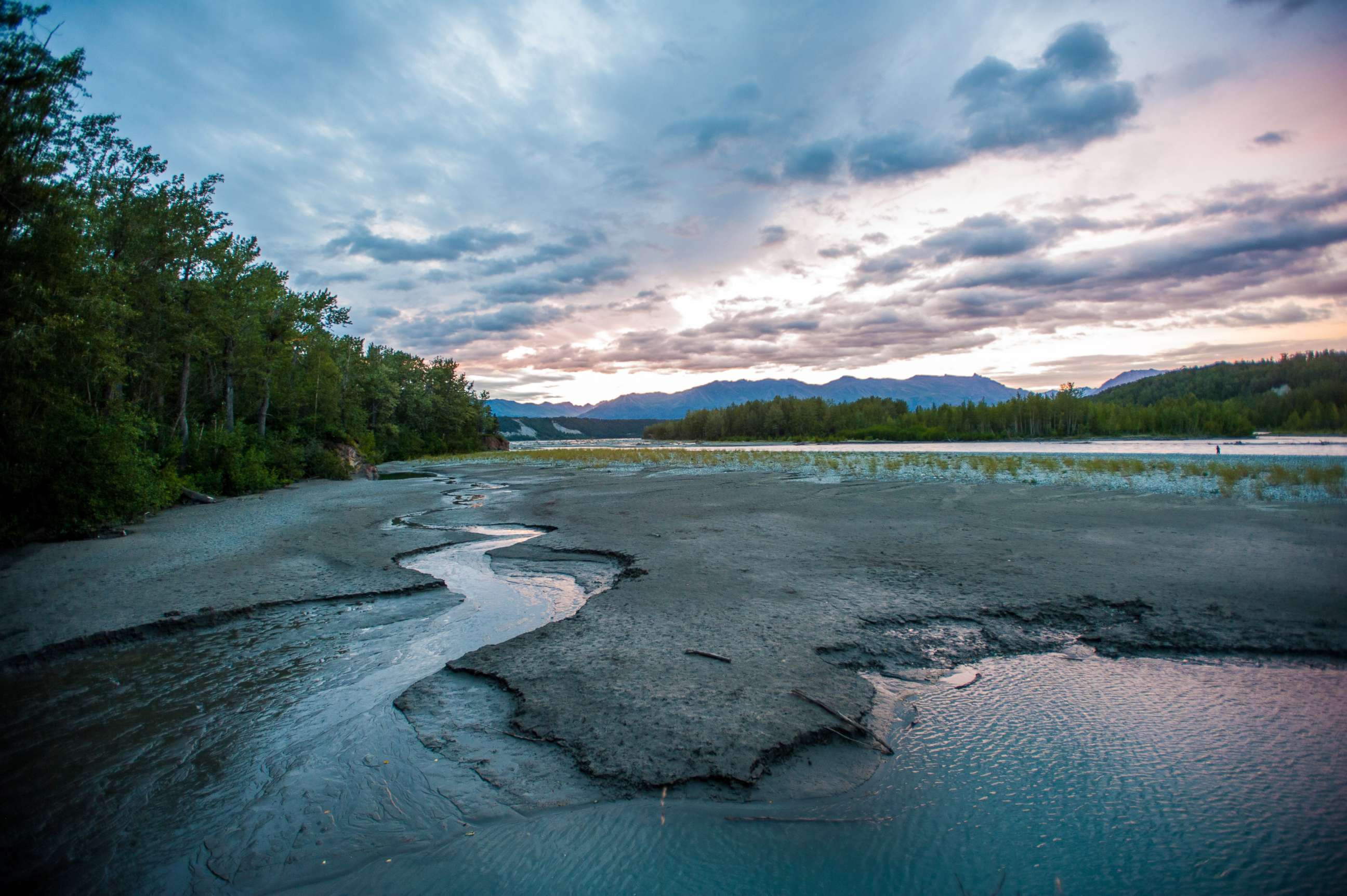 PHOTO: Matanuska river, in Palmer Alaska.