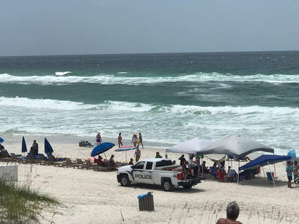 PHOTO: Authorities in Panama City Beach warned swimmers to avoid going in the water because of strong rip currents.