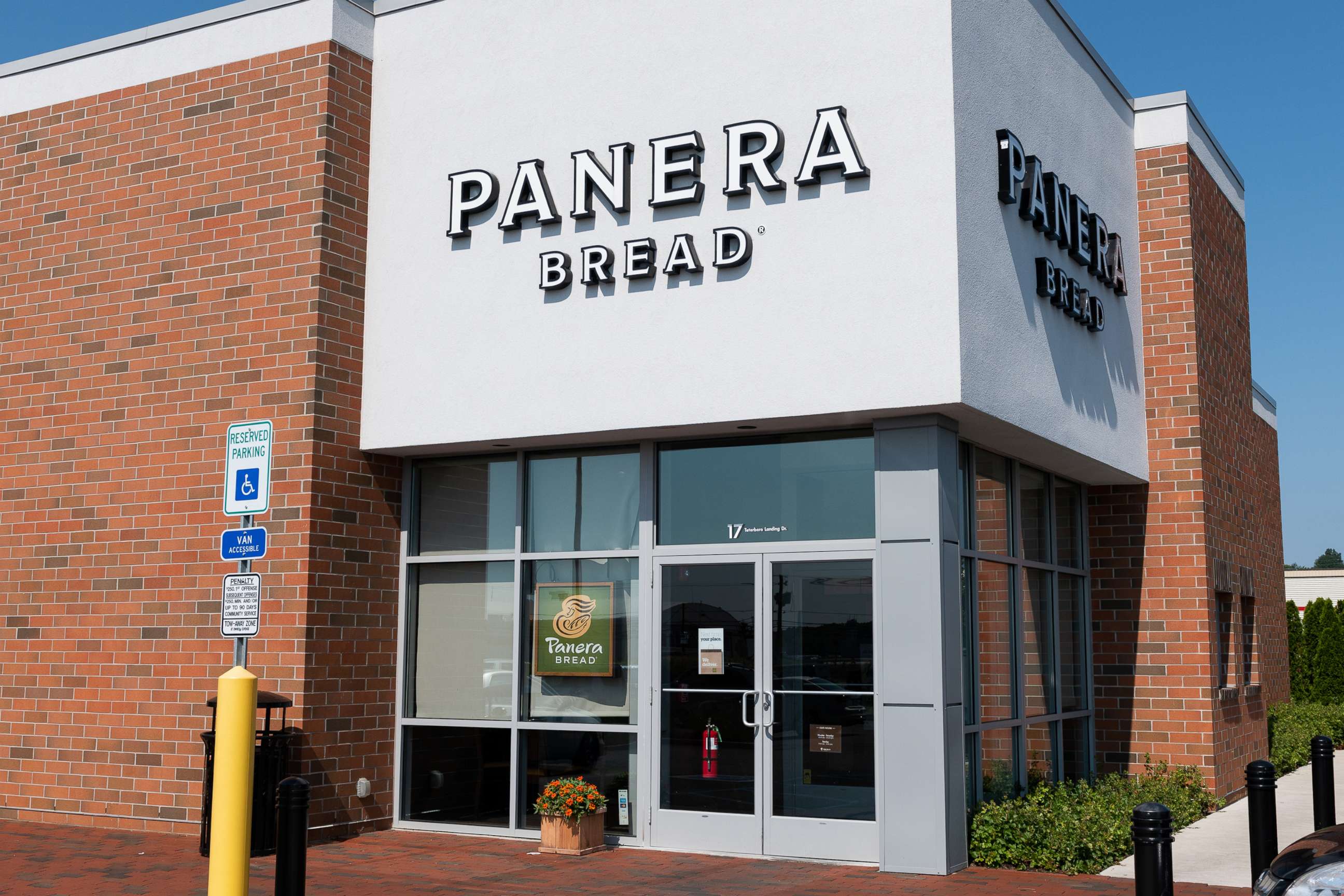 PHOTO: In this Aug. 5, 2018, file photo, a Panera Bread store in Teterboro, N.J., is shown.